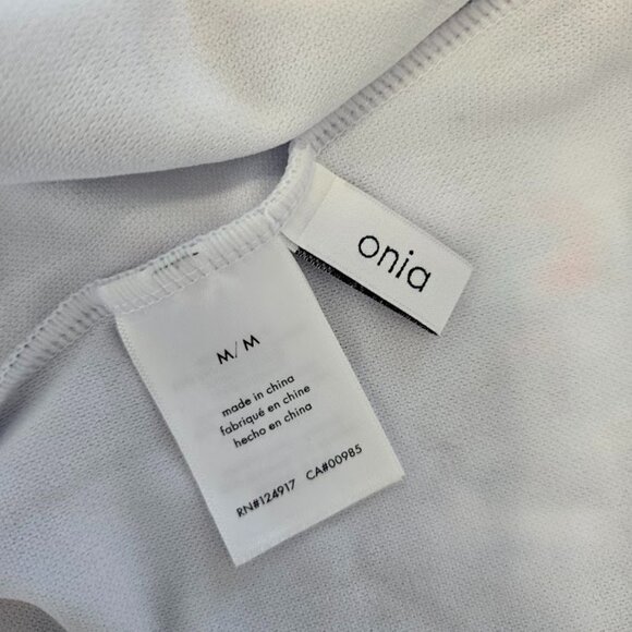 ONIA Rachel One-Piece Swimsuit Blue Pink Tie-Dye Bathing Suit Size M NWT - Picture 5 of 7